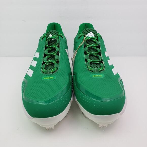 Adidas Icon 7 Mens Size 15 Green White Metal Baseball Cleats S23859 main image 12